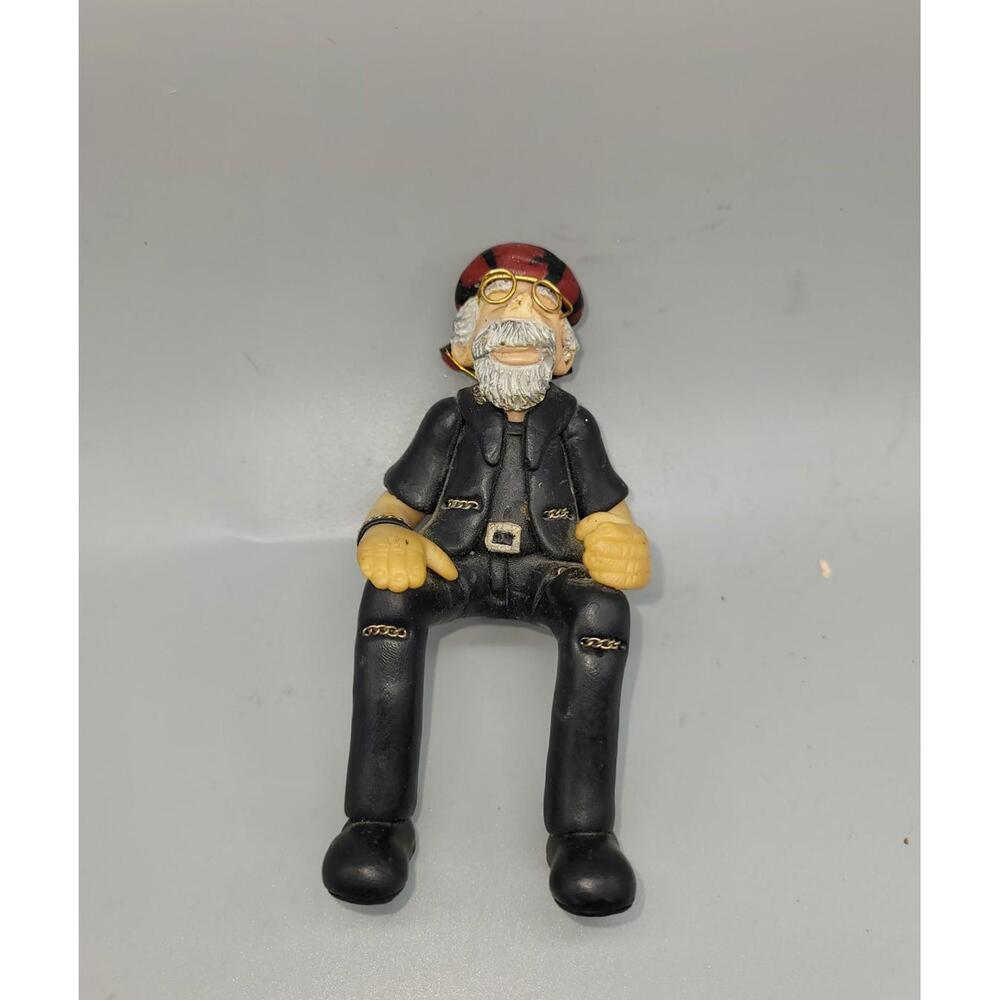 Family Of Friends Biker Shelf Sitter Diana Manning Limited Edition Rare Biker